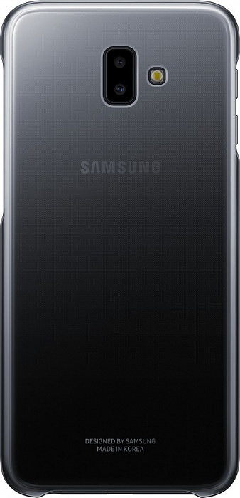 Бампер оригинальный Samsung Gradation для J6 Plus (черный)